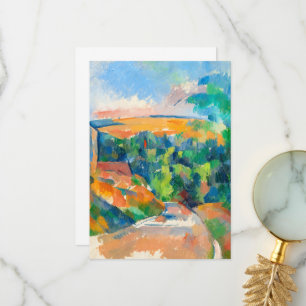 Carte De Remerciements Le virage de Paul Cezanne