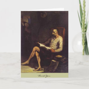 Carte De Remerciements Lecture de Don don Quichotte