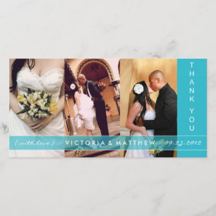 CARTE DE REMERCIEMENTS L'ÉPOUSANT DES SYNDICATS