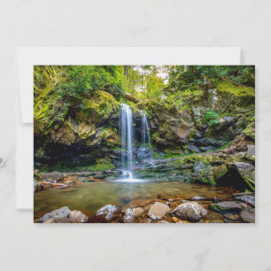 Carte De Remerciements Les cascades   Parc national de Smokey Mountain