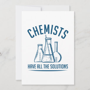 Carte De Remerciements Les Chimistes Ont Toutes Les Solutions