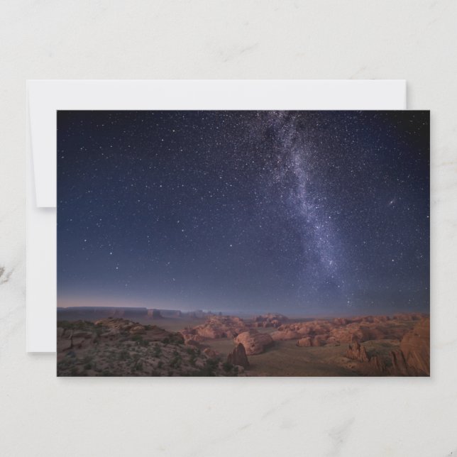 Carte De Remerciements Les déserts | Kayenta Monument Valley Arizona (Devant)