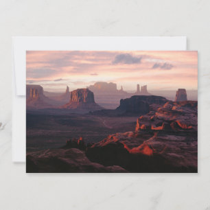 Carte De Remerciements Les déserts Monument Valley Utah-Ariziona