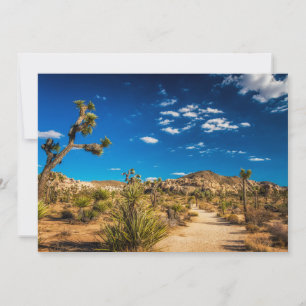 Carte De Remerciements Les déserts   Parc national de Joshua Tree