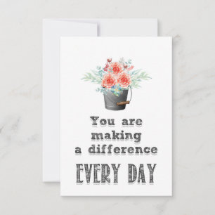 Carte De Remerciements Les Enseignants Font Une Différence