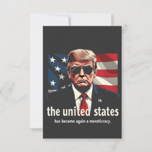 Carte De Remerciements Les États-Unis sont redevenus une méritocratie
