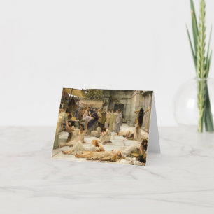 Carte De Remerciements Les femmes d'Amphissa par Lawrence Alma-Tadema