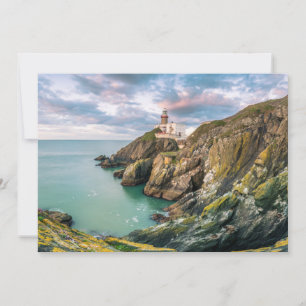 Carte De Remerciements Les phares   Baily Lighthouse Dublin, Irlande