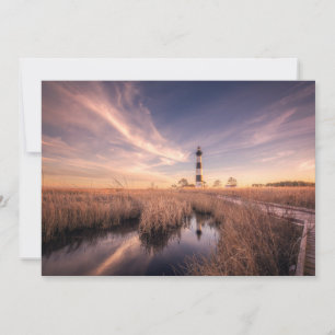 Carte De Remerciements Les phares   Bodie Island Outerbanks