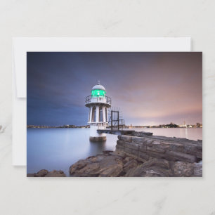 Carte De Remerciements Les phares   Cremne Point Lighthouse Australie