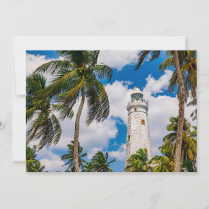 Carte De Remerciements Les phares   Dewundara Matara Sri Lanka