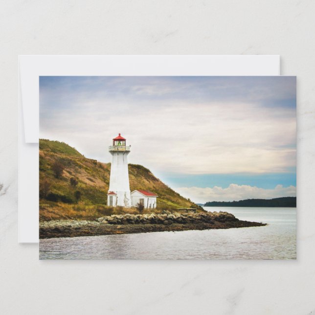 Carte De Remerciements Les phares | Phare de l'île Georges (Devant)