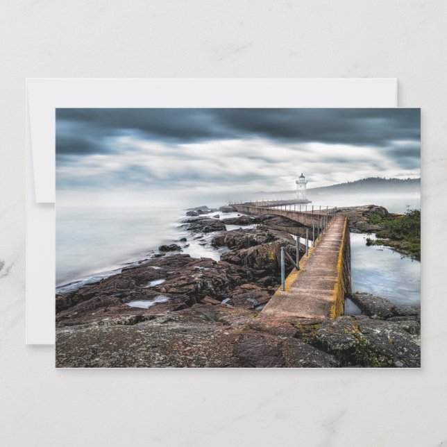 Carte De Remerciements Les phares | Phare du Grand Marais Minnesota (Devant)