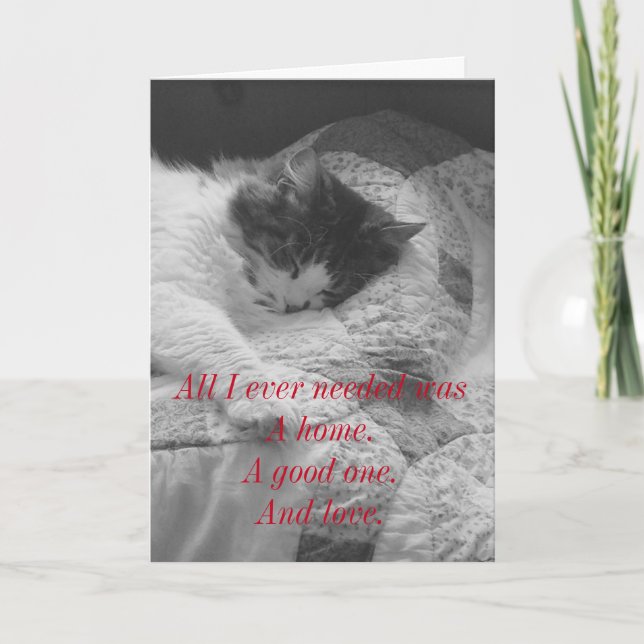 Carte De Remerciements Les secourus. (Devant)