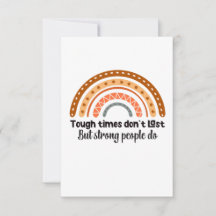 Les temps difficiles ne sont pas Derniers, mais le