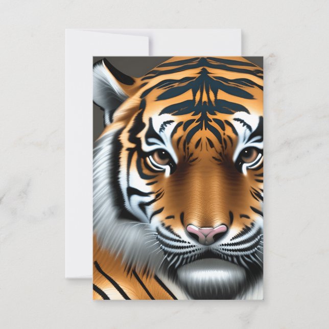 Carte De Remerciements Les tigres sont l'un des plus magnifiques et recon (Devant)