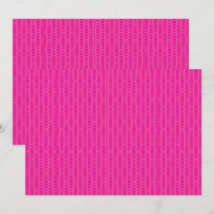 Carte De Remerciements Les traits de peinture rouge, rose et violet se ch