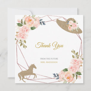 Carte De Remerciements Les voilà à l'autel ! Mariage sur le thème de Derb