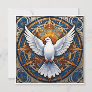 Carte De Remerciements L'Esprit Saint (colombe) 1