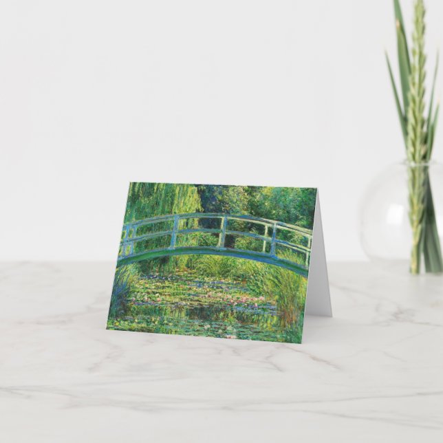 Carte De Remerciements L'étang Water-Lily de Claude Monet (Devant)
