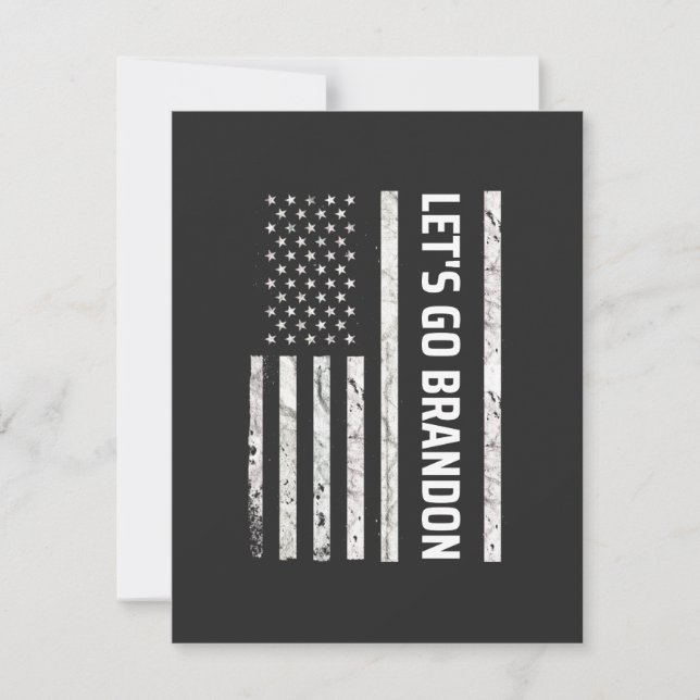 Carte De Remerciements Let's Go Brandon (Devant)