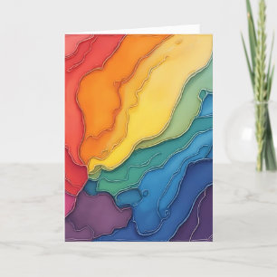 Carte De Remerciements lgbtq gay à l'intérieur de mon âme