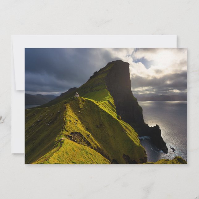 Carte De Remerciements Lighthouses | Îles Faroe (Devant)