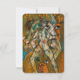 Carte De Remerciements Ligustri, points d'infini par Francis Picabia