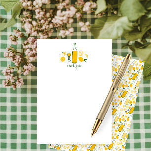 Carte De Remerciements Limoncello Limonade Citrons ENTERPRISE Shower de M