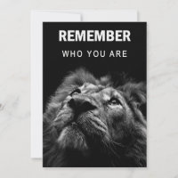 Lion Se Rappelle Qui Vous Êtes