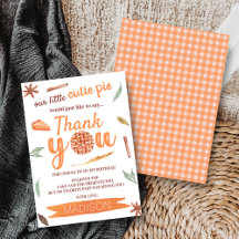 Little Cutie Pie Automne 1er Anniversaire