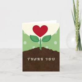 Carte De Remerciements Little Sprout se trouve sur le Baby shower Way