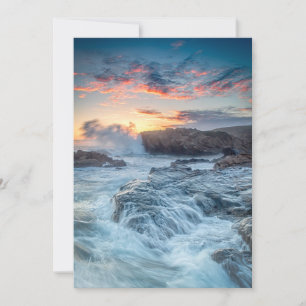 Carte De Remerciements Littoral Carmel California