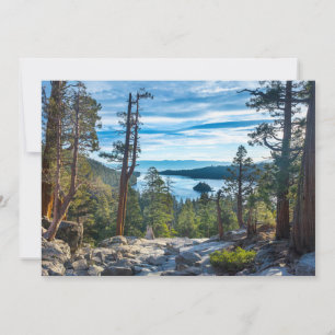 Carte De Remerciements Littoral Emerald Bay, Lake Tahoe, Californie