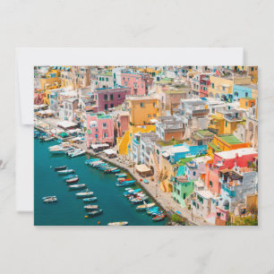 Carte De Remerciements Littoral   Naples Italie