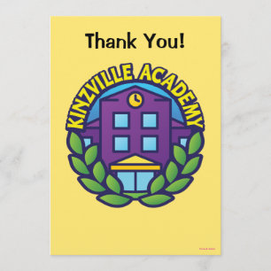 Carte De Remerciements Logo de l'Académie de Kinzville