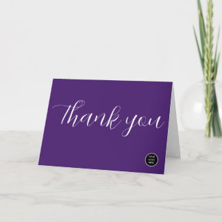 Carte De Remerciements Logo d'entreprise de société de marketing d'entrep
