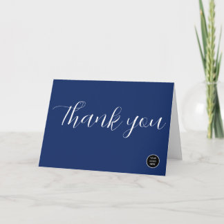 Carte De Remerciements Logo d'entreprise de société de marketing d'entrep