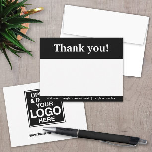 Carte De Remerciements Logo Office ou Business de base