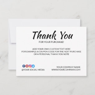 Carte De Remerciements Logo personnalisé Paint Paint Gold Paint Pink viol