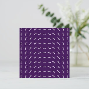 Carte De Remerciements Logo unique ou tout Motif d'image téléchargé   Pou