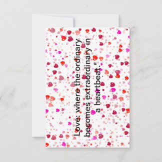 Carte De Remerciements "Love Blooms : Modern Valentine's Day Print"