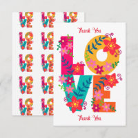 LOVE typographie clipart, design floral