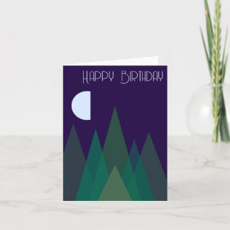 Carte De Remerciements Love You To the Moon and Back Birthday Card
