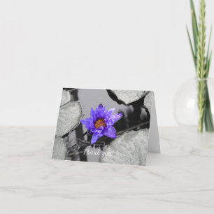 Carte De Remerciements Lys d'eau