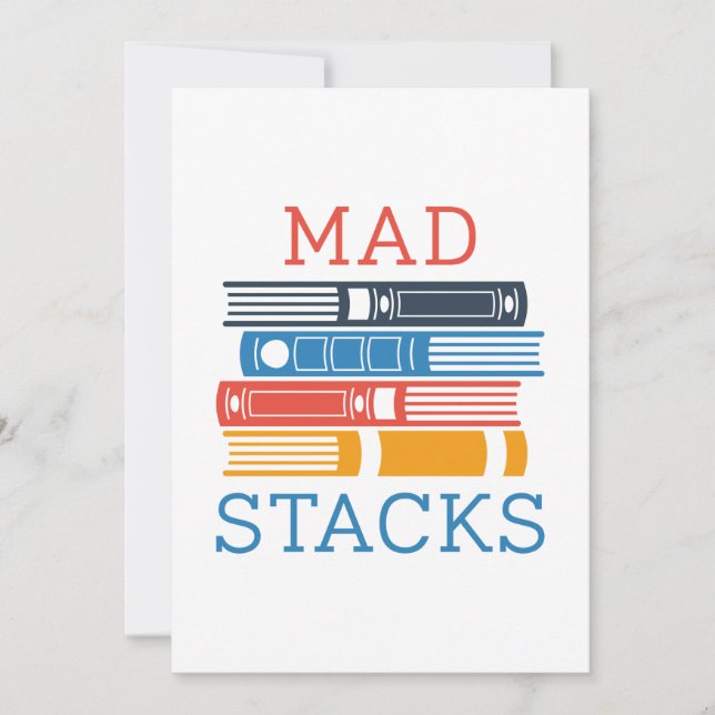 Carte De Remerciements Mad Stacks (Devant)