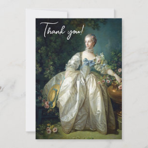Carte De Remerciements Madame Bergeret 1766 Boucher Félicitations