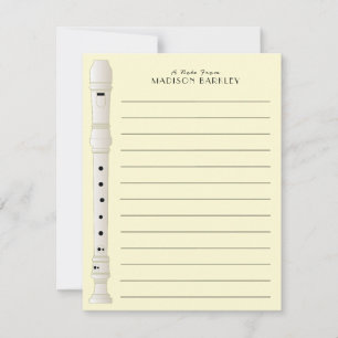 Carte De Remerciements Magasin Musique Teacher Musique Musique Groupe