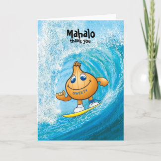 Carte De Remerciements mahalo de sweetyonion