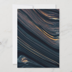 Carte De Remerciements Mahogany Goldsheen Obsidian